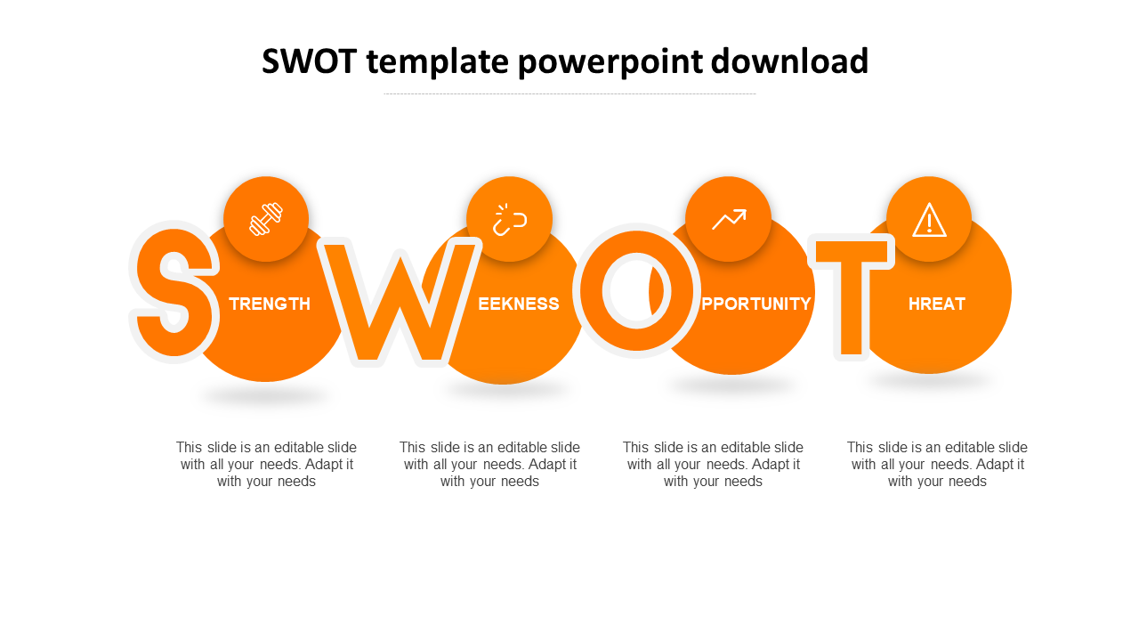 Free - SWOT Template PowerPoint Download Slide Design